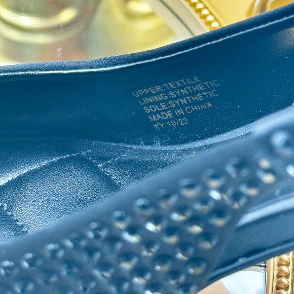 🆕 KURT GEIGER LONDON 🧿 NWOT Belgravia Bow Crystal Slingback Heels - Sz 37 - Picture 10 of 16